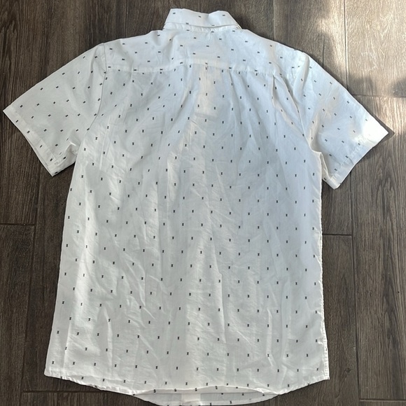 Volcom White Casual Button Down Shirt - Picture 4 of 5